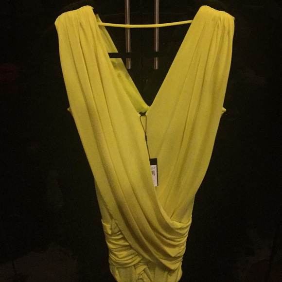 BCBGMAXAZRIA ALONDRA GATHERED COCKTAILS DRESS-NEW - Picture 7 of 8